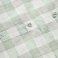 Mint Checks Printed Design Hand Block Printed Cotton Full Sleeve Shirt for Boys – Sanganeri Kids Wear