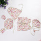 "Newborn Jhabla Set - Essentials Design Hand Block Printed".