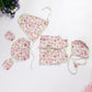 "Newborn Jhabla Set - Essentials Design Hand Block Printed".