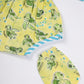 Newborn Jhabla Set - Turtle Design Hand Block Printed