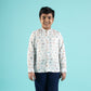 Ocean Voyage Design Hand Block Printed Cotton Half Sleeve Co-ord Set for Boys – Sanganeri Kids Wear
