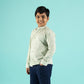 Forest Breeze Design Hand Block Printed Cotton Full Sleeve Shirt for Boys – Sanganeri Kids Wear