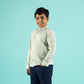 Forest Breeze Design Hand Block Printed Cotton Full Sleeve Shirt for Boys – Sanganeri Kids Wear