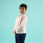 Peach Whisper Design Hand Block Printed Cotton Full Sleeve Shirt for Boys – Sanganeri Kids Wear