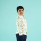 Surf Safari Design Hand Block Printed Cotton Full Sleeve Shirt for Boys – Sanganeri Kids Wear