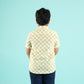 Lemon Mist Design Hand Block Printed Cotton Half Sleeve Shirt for Boys – Sanganeri Kids Wear