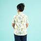 Tropical Adventures Design Hand Block Printed Cotton Half Sleeve Shirt for Boys – Sanganeri Kids Wear