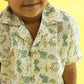 Ocean Adventure Design Hand Block Printed Cotton Half Sleeve Co-ord Set for Boys