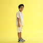 Sweet Blooms Checkered Design Hand Block Printed Cotton Half Sleeve Co-ord Set for Boys
