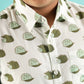 Hedgehog Haven Design Hand Block Printed Cotton Half Sleeve Shirt for Boys – Sanganeri Kids Wear