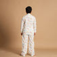 Dreamy Jungle Design Hand Block Printed Cotton Night Suit for Boys
