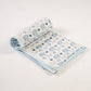 Dreamy Elephants Design Hand Block Printed Cotton Swaddle Blanket