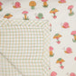 Forest Friends Design Hand Block Printed Cotton Swaddle Blanket