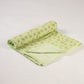 Marine Meadow Design Hand Block Printed Cotton Swaddle Blanket