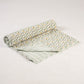 Green Meadow Design Hand Block Printed Cotton Swaddle Blanket