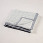 Midnight Border Design Hand Block Printed Cotton Swaddle Blanket