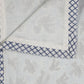 Midnight Border Design Hand Block Printed Cotton Swaddle Blanket