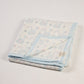 Sleepy Elephant Design Hand Block Printed Cotton Swaddle Blanket