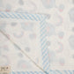 Sleepy Elephant Design Hand Block Printed Cotton Swaddle Blanket