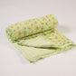 quilt or comforter Design Hand Block Printed Cotton Jhabla Set for Newborn Baby