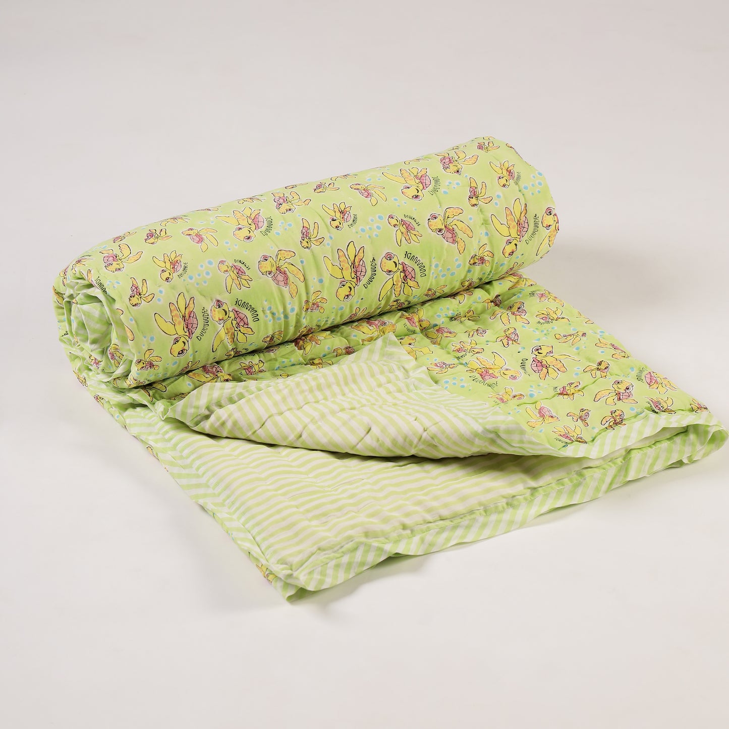 quilt or comforter Design Hand Block Printed Cotton Jhabla Set for Newborn Baby