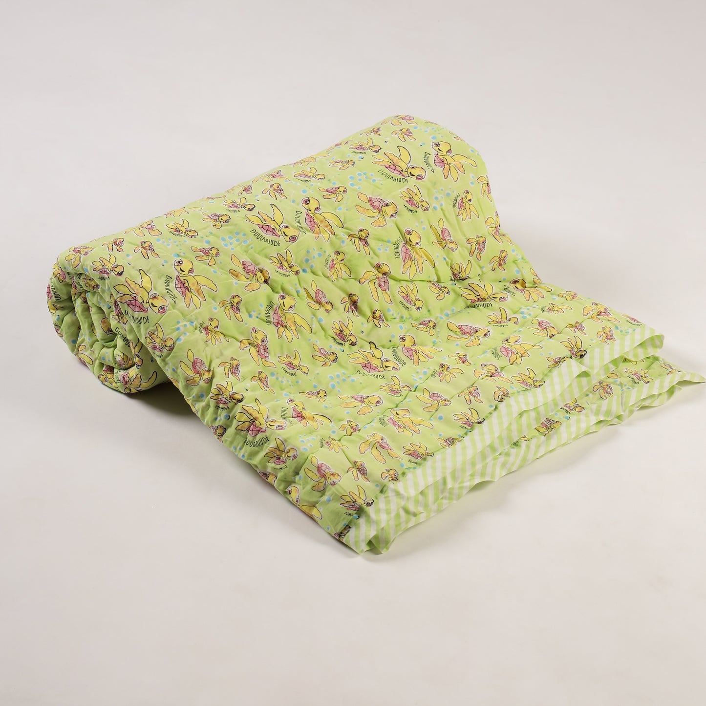 quilt or comforter Design Hand Block Printed Cotton Jhabla Set for Newborn Baby