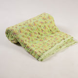 quilt or comforter Design Hand Block Printed Cotton Jhabla Set for Newborn Baby