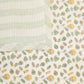 Green Meadow Design Hand Block Printed Cotton Swaddle Blanket