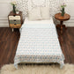 Dreamy Elephants Design Hand Block Printed Cotton Swaddle Blanket