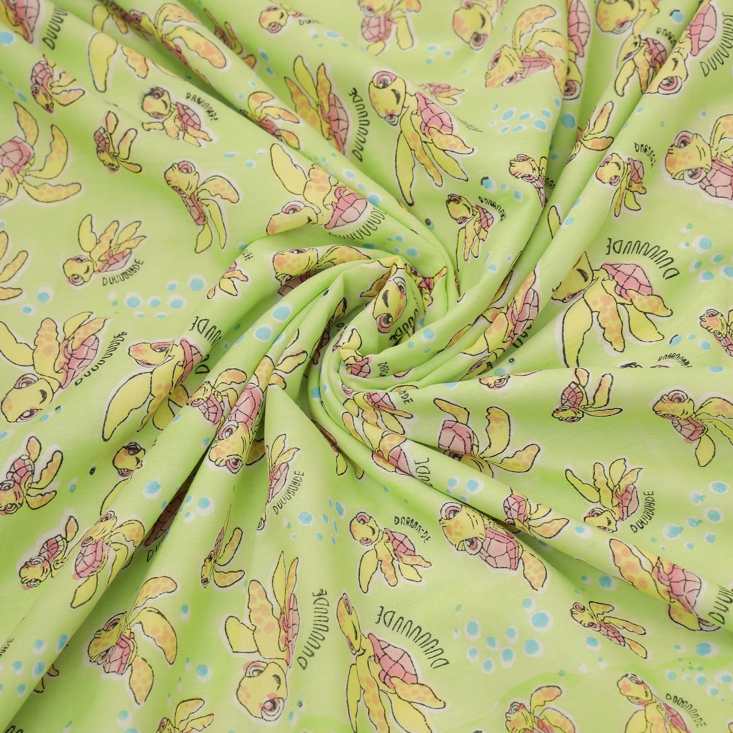 Marine Meadow Design Hand Block Printed Cotton Swaddle Blanket
