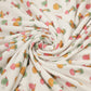 Forest Friends Design Hand Block Printed Cotton Swaddle Blanket