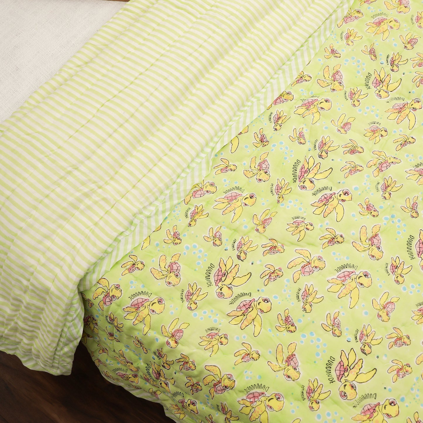quilt or comforter Design Hand Block Printed Cotton Jhabla Set for Newborn Baby