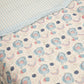 Rainbow Elephants Design Hand Block Printed Cotton Swaddle Blanket
