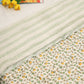 Fresh Citrus Garden Design Hand Block Printed Cotton Swaddle Blanket
