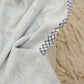 Midnight Border Design Hand Block Printed Cotton Swaddle Blanket