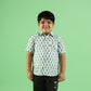 Aqua Flower Organic Design Hand Block Printed Cotton Half Sleeve Shirt for Boys – Sanganeri Kids Wear