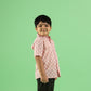 Floral Garden Design Hand Block Printed Cotton Half Sleeve Shirt for Boys – Sanganeri Kids Wear