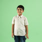 Mustard Drop Design Hand Block Printed Cotton Half Sleeve Shirt for Boys – Sanganeri Kids Wear