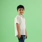 Mustard Drop Design Hand Block Printed Cotton Half Sleeve Shirt for Boys – Sanganeri Kids Wear