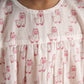 Owl Dreams Design Hand Block Printed Cotton Tiered Dress for Girls